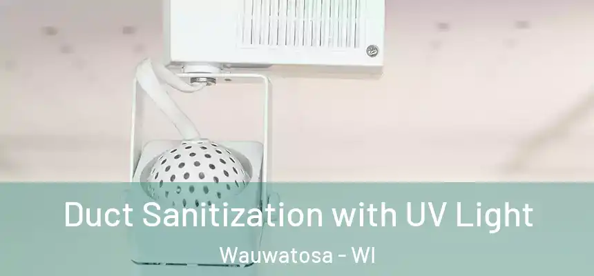Duct Sanitization with UV Light Wauwatosa - WI